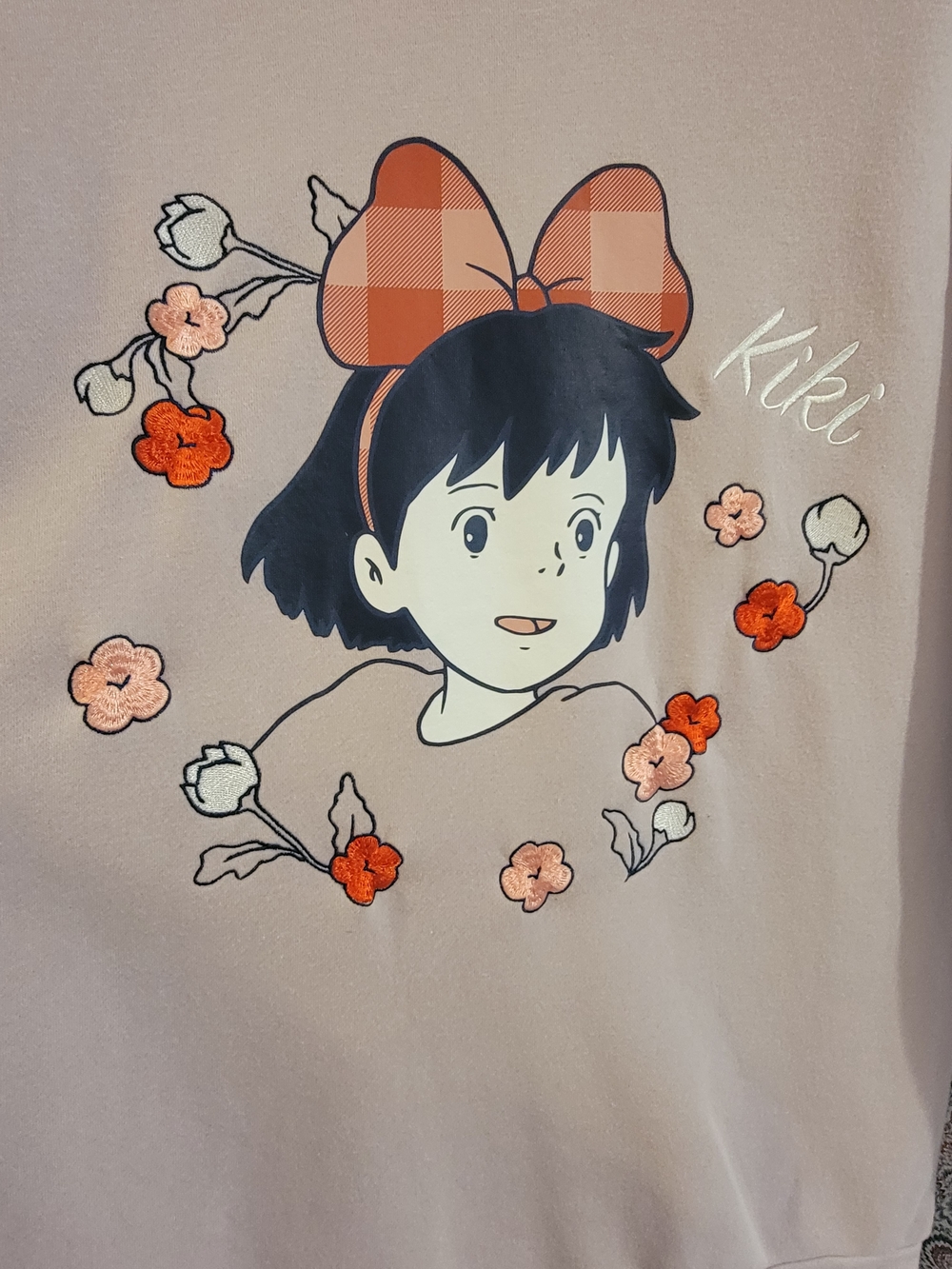 Her Universe Light Pink Kiki’s Delivery Service Sweatshirt Tag - Picture 2 of 15